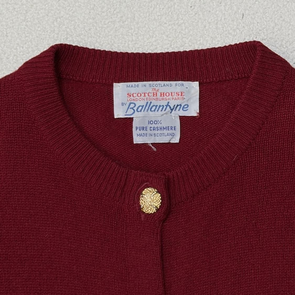 BALLANTYNE 100% 캐시미어 니트 가디건 F 상품이미지4