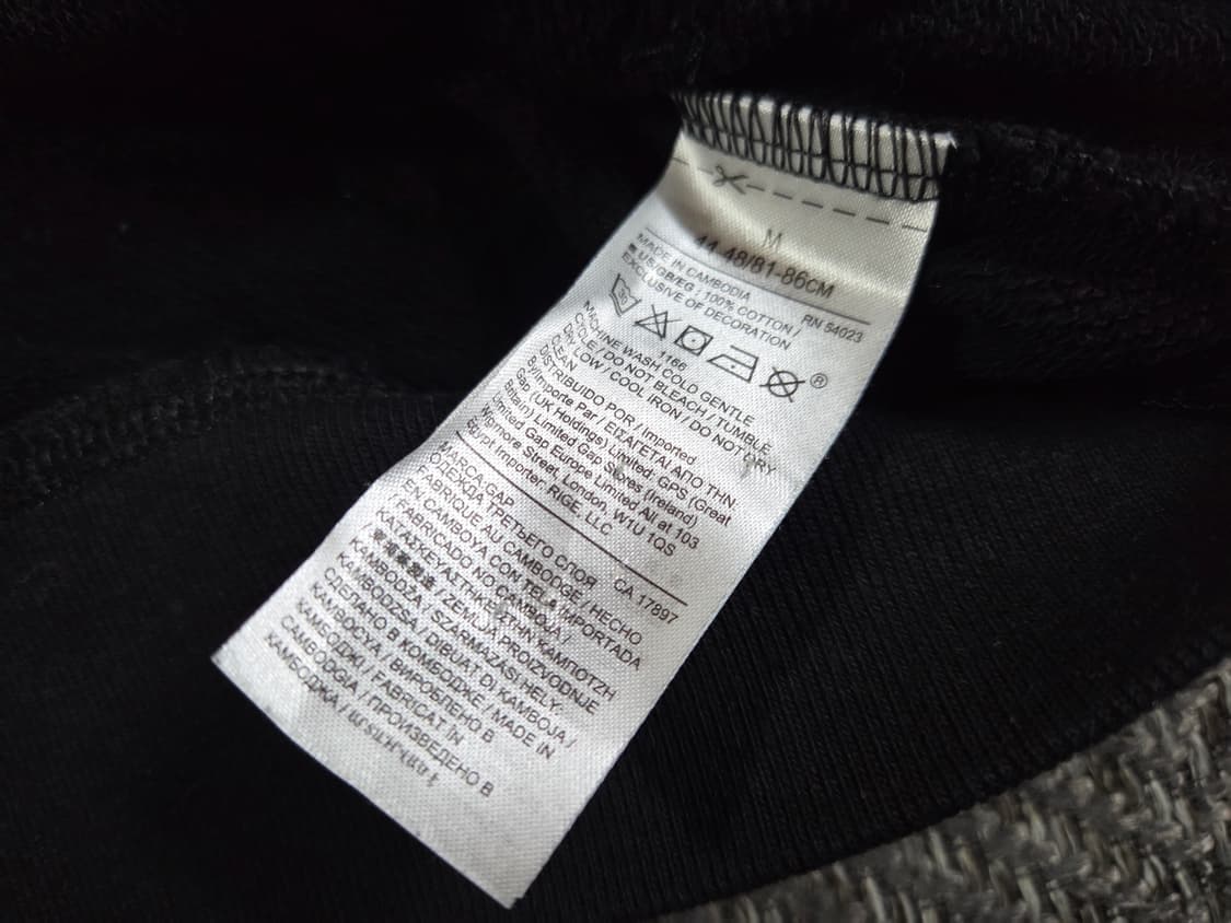 GAP 갭 블랙 풀집업 후드집업
 상품이미지5