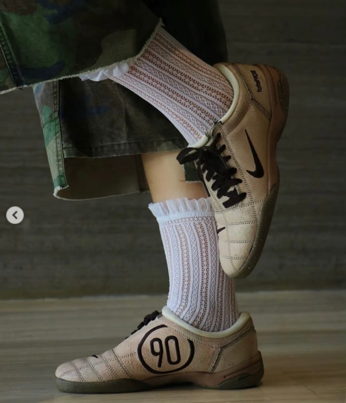 275 새제품) 나이키 토탈 90 3 SP 펄 화이트 앤 검 체감 270 상품이미지2