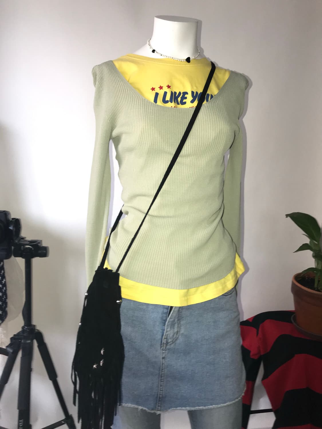 UNIQLO U Light Green Rib Sweater 상품이미지8