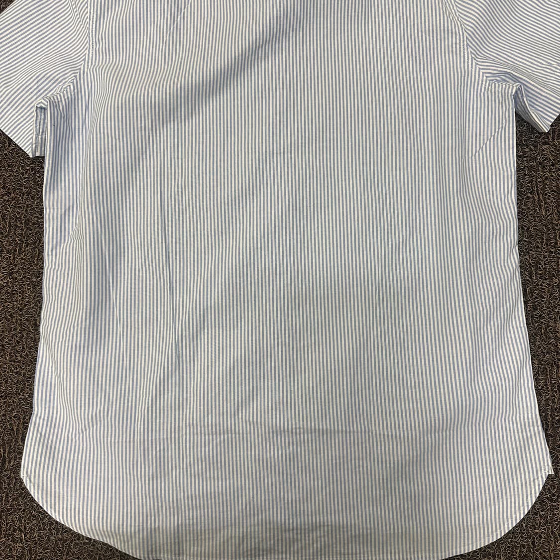 [새상품] 타미힐피거 스트라이프 반팔 셔츠 하늘색 L 상품이미지8