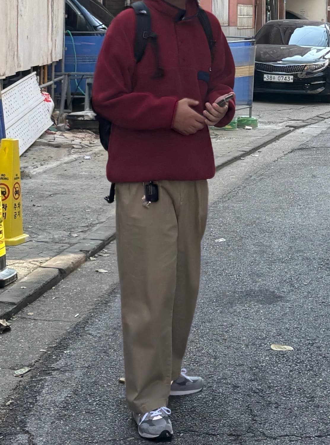 파타고니아 신칠라 다크 레드 네이비 xl 상품이미지1