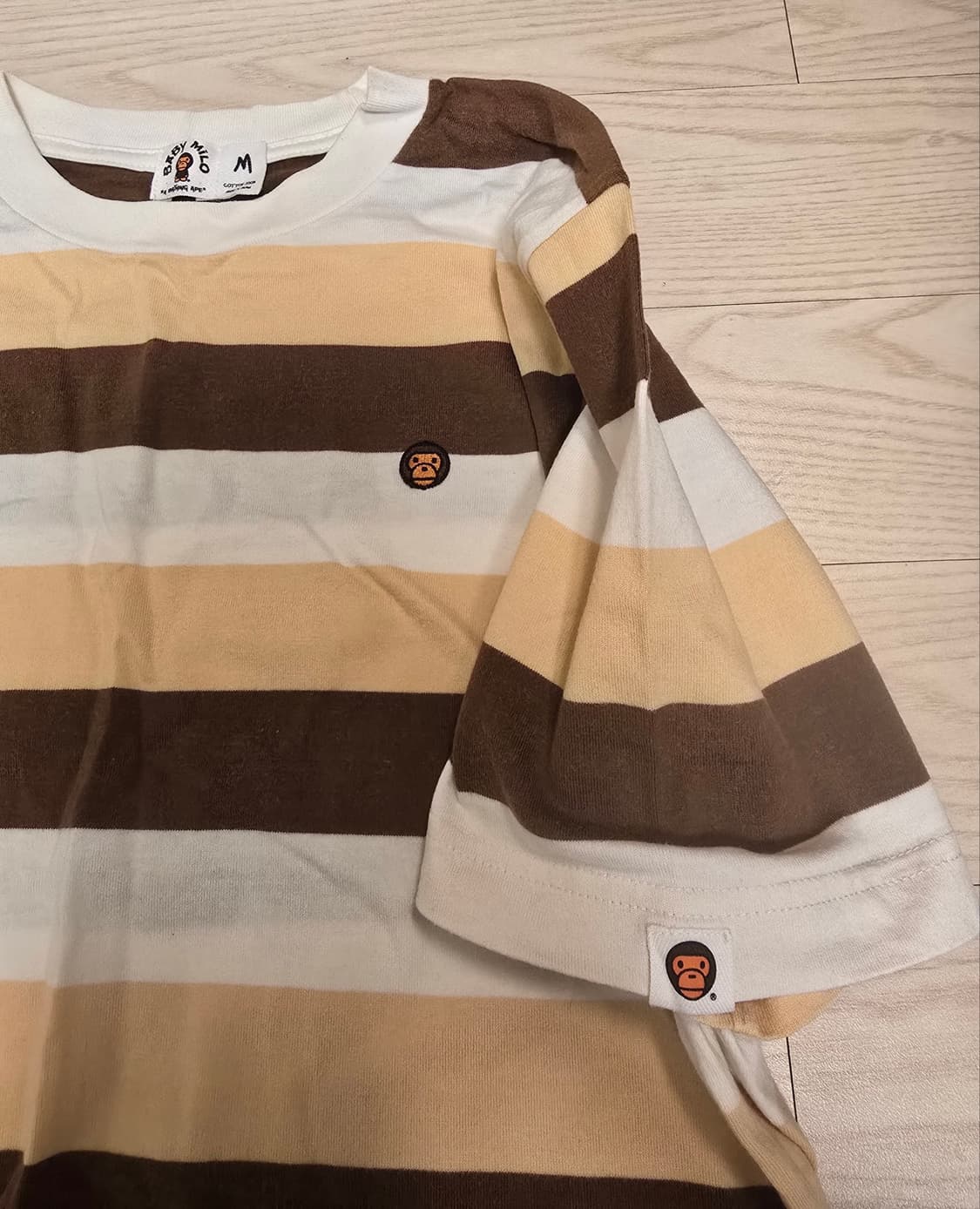 BAPE BABY MILO 스트라이프 반팔티 상품이미지4