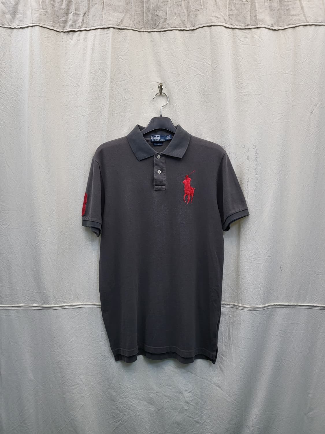 폴로 랄프로렌 빅포니 반팔 카라티 그레이 상품이미지1