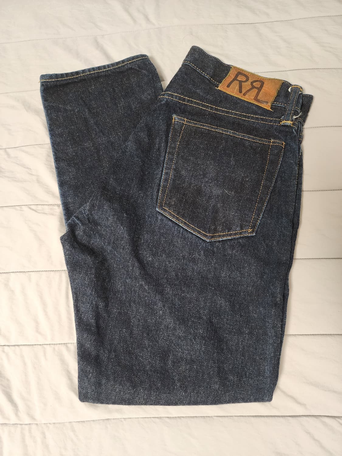 (30x30)더블알엘 슬림핏 셀비지 데님 상품이미지1