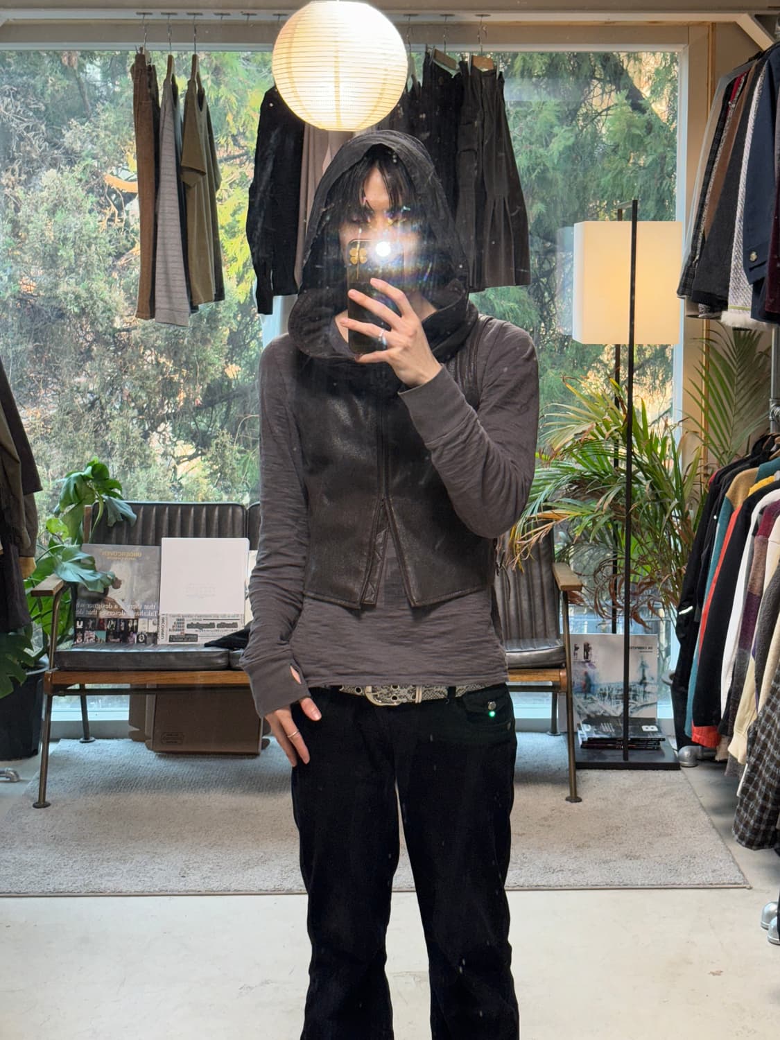 Gabardine k.t 히든후드 집업 베스트 상품이미지6