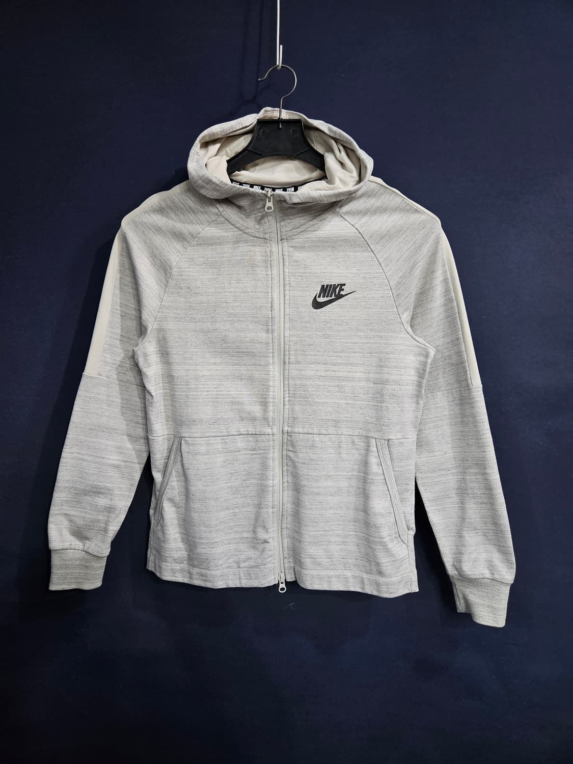 나이키 멜란지 그레이 남성 슬림핏 95 후드집업  상품이미지1
