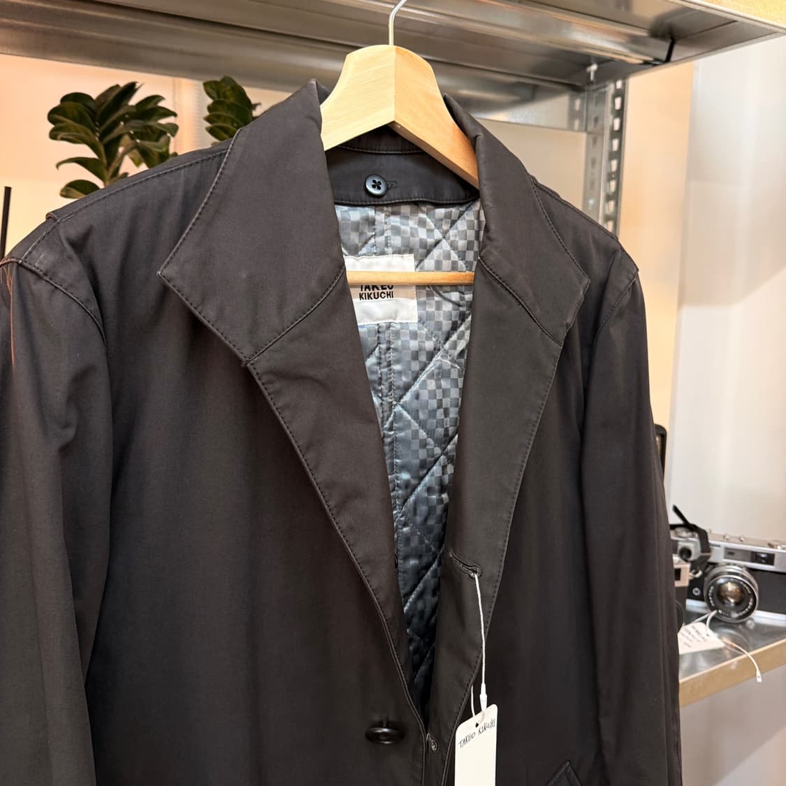 타케코 키쿠치 드레시 유럽 무드 손목 벨티드 중기장 자켓 코트 상품이미지3