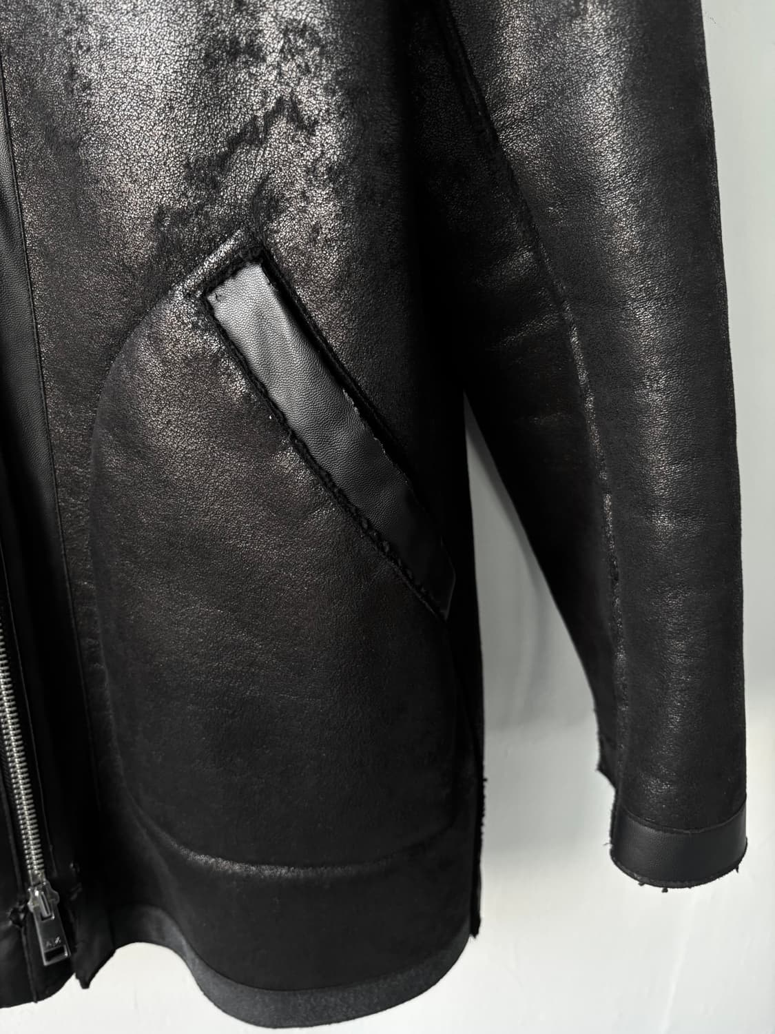 아르마니 익스체인지 하이넥 무스탕 상품이미지8