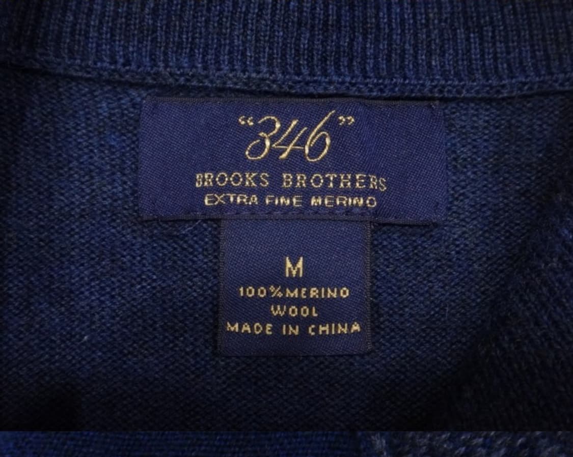 (95) 브룩스 브라더스 메리노울100% 숄카라 니트 상품이미지5