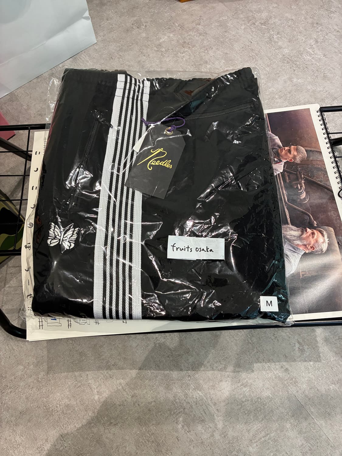 니들스 x BEAVER 코튼 트랙팬츠 m 상품이미지2