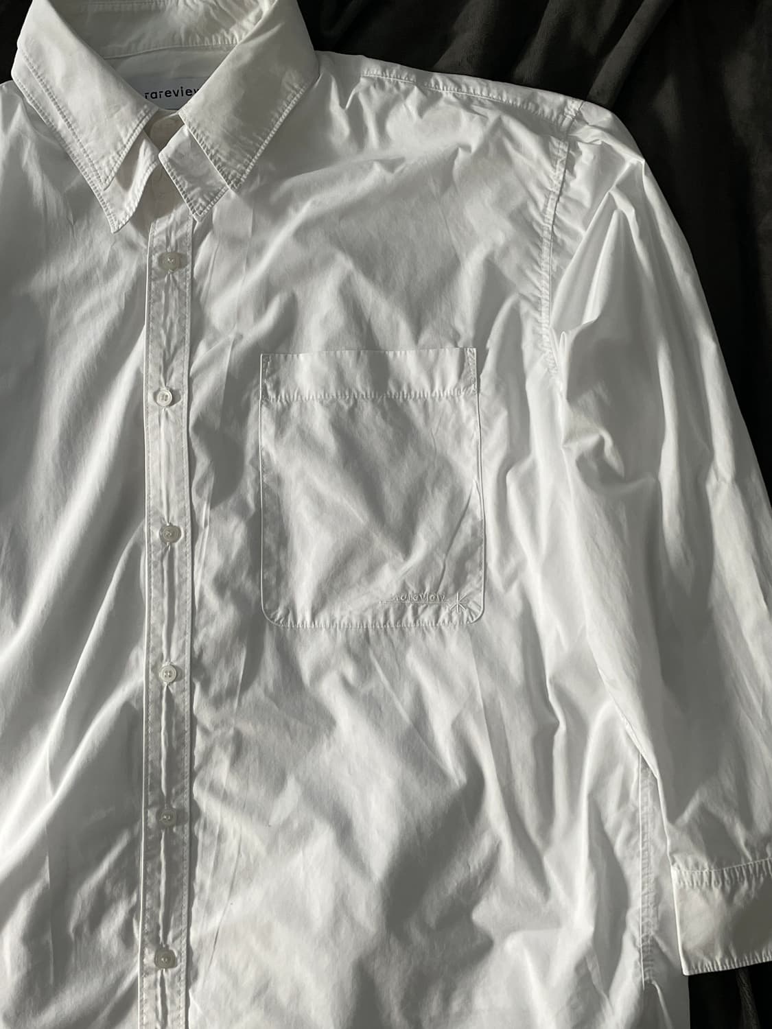 레어뷰 rareview 한섬 eql 더블 레이어어드 화이트 셔츠 L 상품이미지3