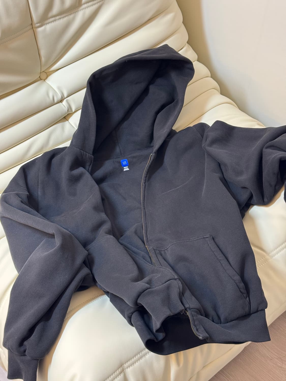 이지갭 크롭 후드 집업 상품이미지1