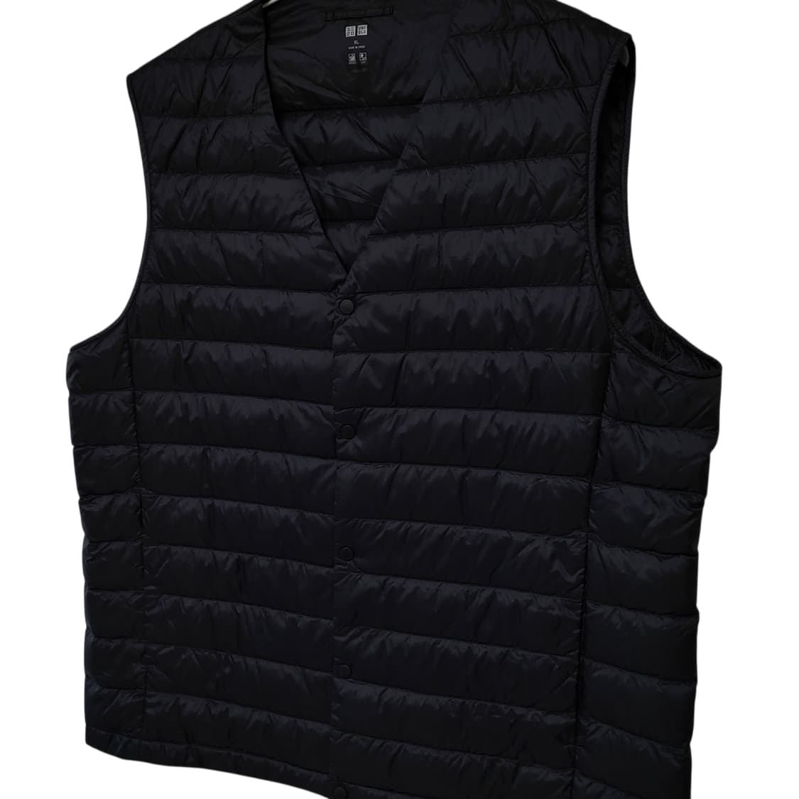 유니클로 구스다운 초경량패딩조끼 100-105 거위털 상품이미지4