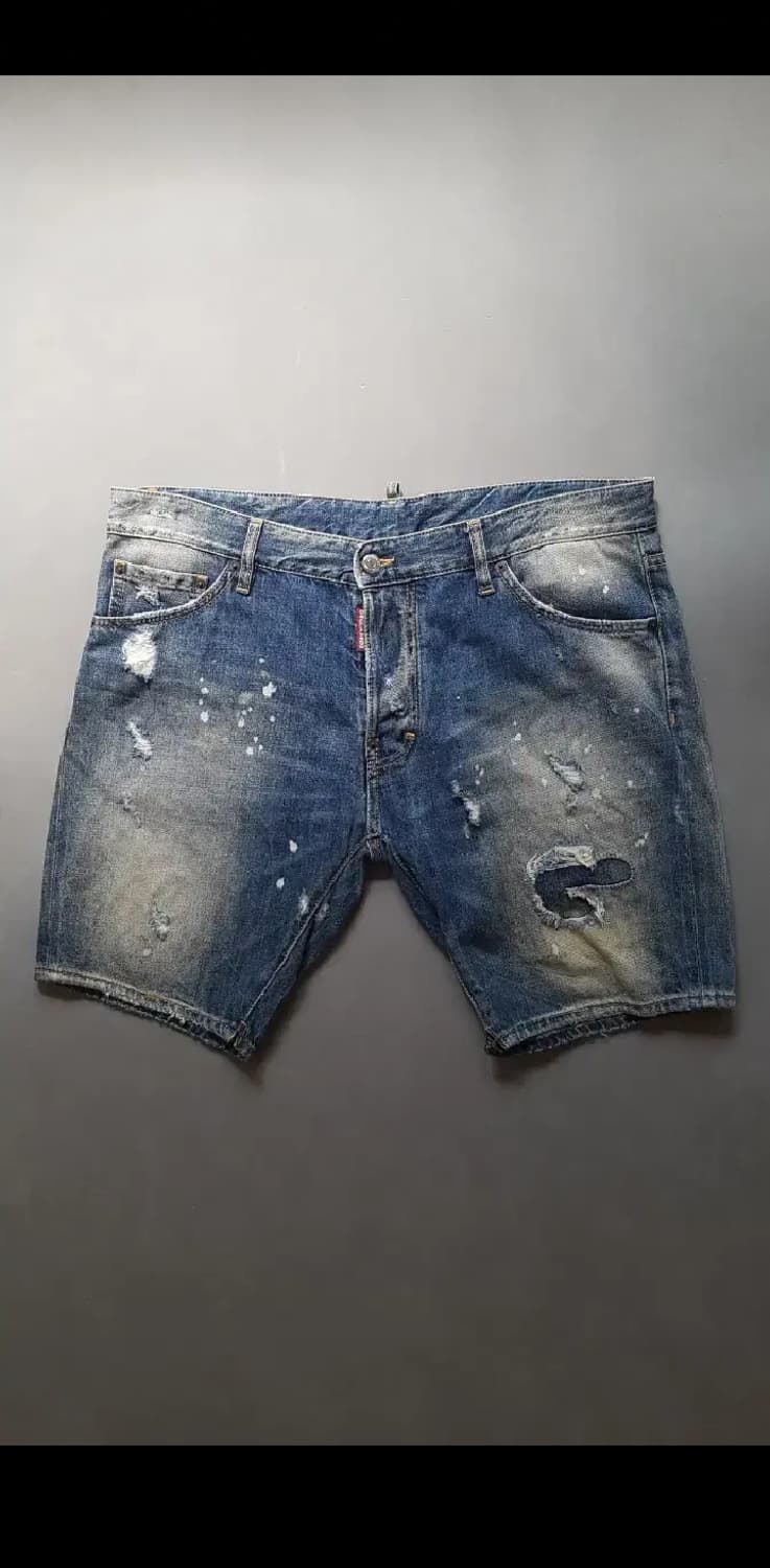 [54] 정품 디스퀘어드2 자수로고 원형 반바지 데님 쇼츠 38 39 상품이미지2