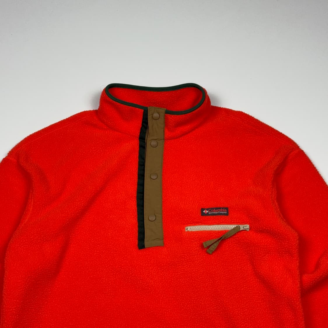 (105) 컬럼비아 플리스 스냅 풀오버 오렌지 상품이미지3