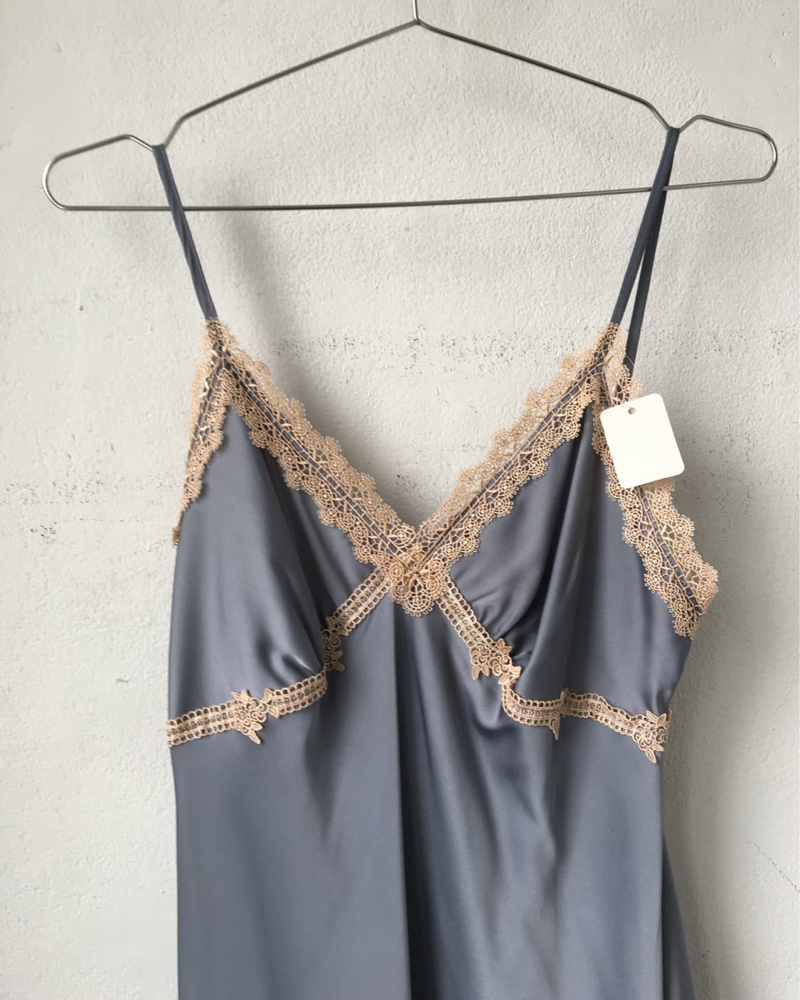 Lace trimming slip onepiece 상품이미지4