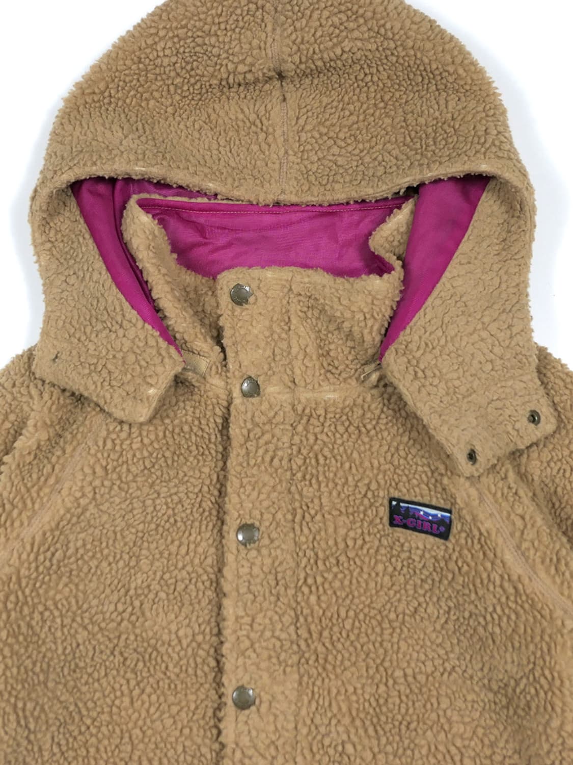  X-girl hooded fleece coat 상품이미지2