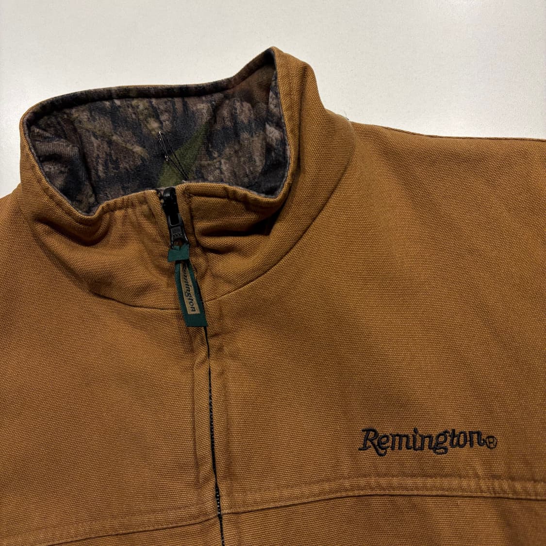 [M] 레밍턴 리얼트리 리버시블 브라운 워크 자켓 D40 상품이미지5