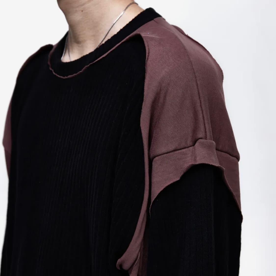 RSSC CUT OFF KNIT FULLOVER - BLACK 상품이미지2