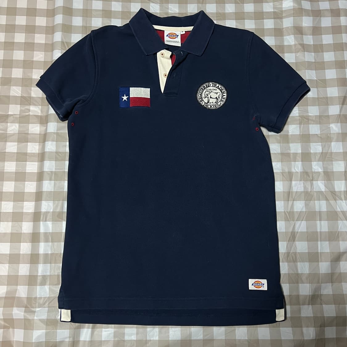 디키즈 반팔카라티 네이비 S 반팔 티셔츠 피케이 폴로 텍사스 상품이미지1