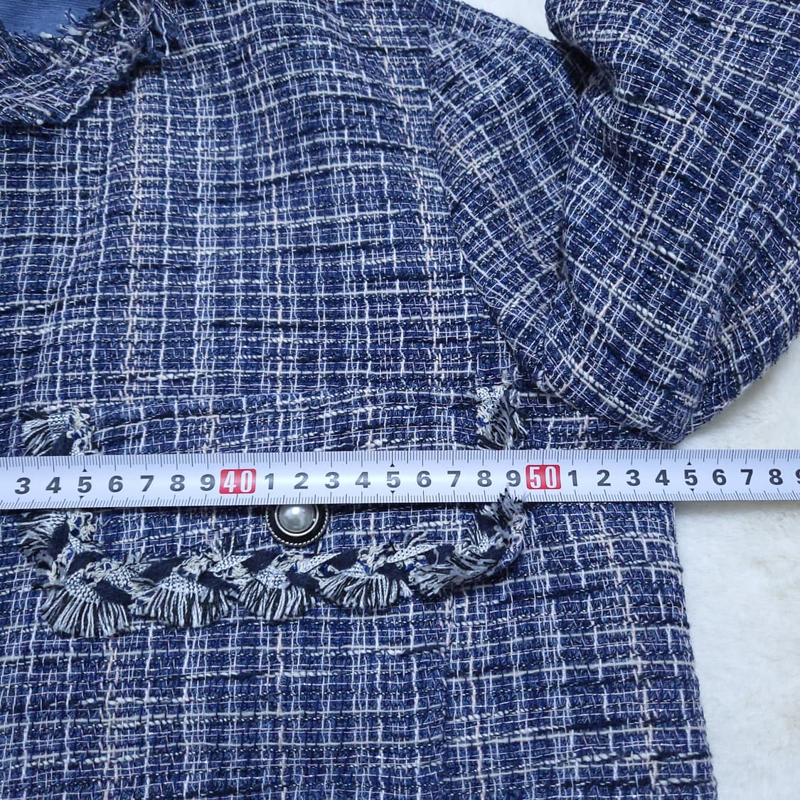 줄로그 여성 트위드자켓 M 0302 뽀샤샤 상품이미지4