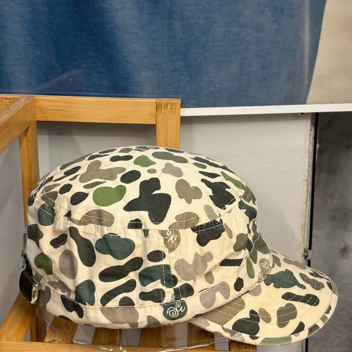 스투시 카모플라쥬 디자인 워크캡 OS 상품이미지4