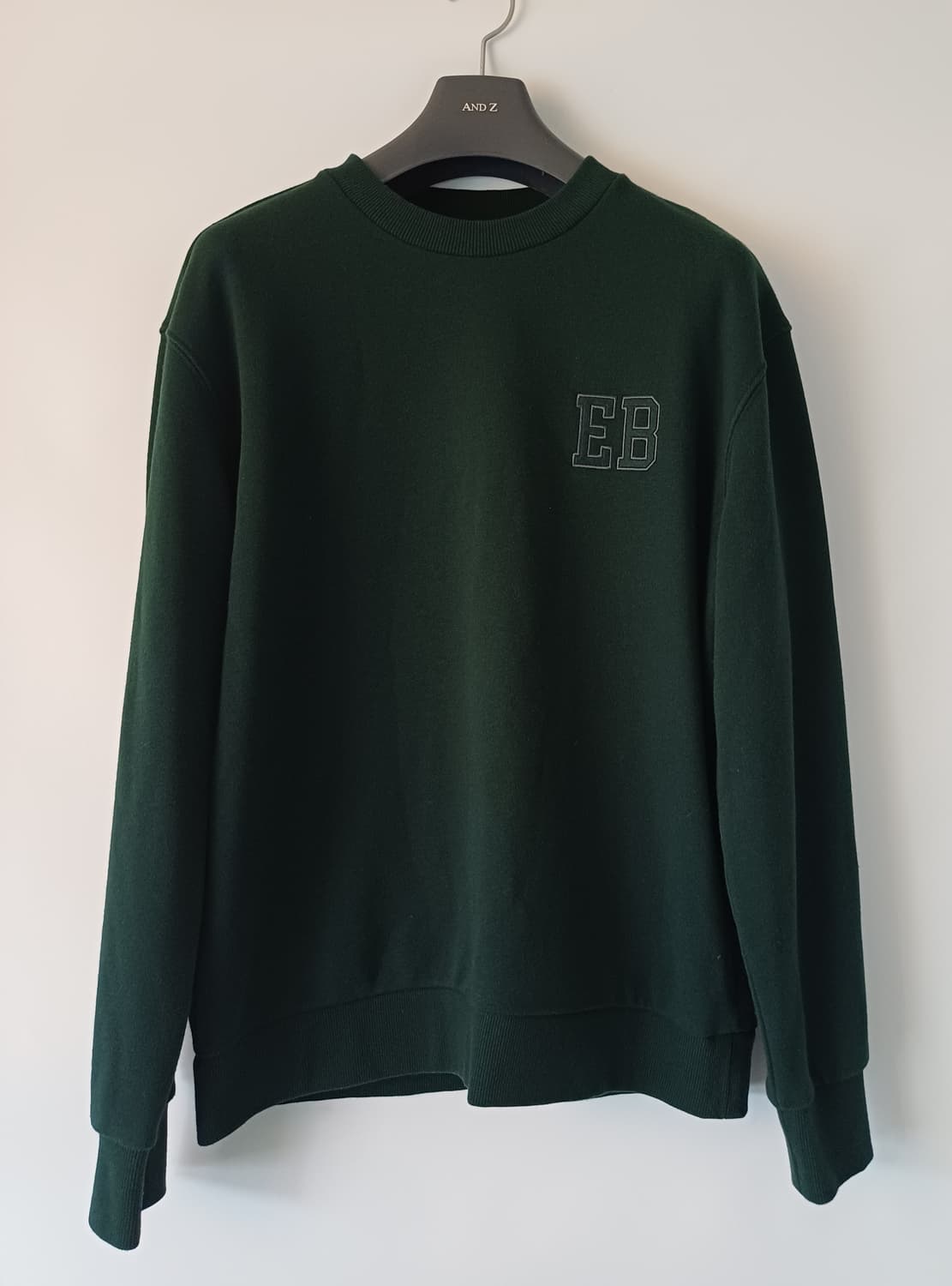 에디바우어 그린 맨투맨(반값택포) 상품이미지1