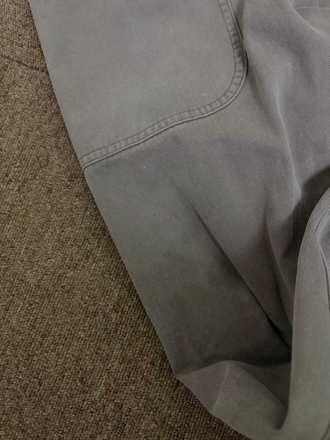 [S] 아트이프액츠 프렌치 워크웨어 팬츠 빈티지 브라운 상품이미지3