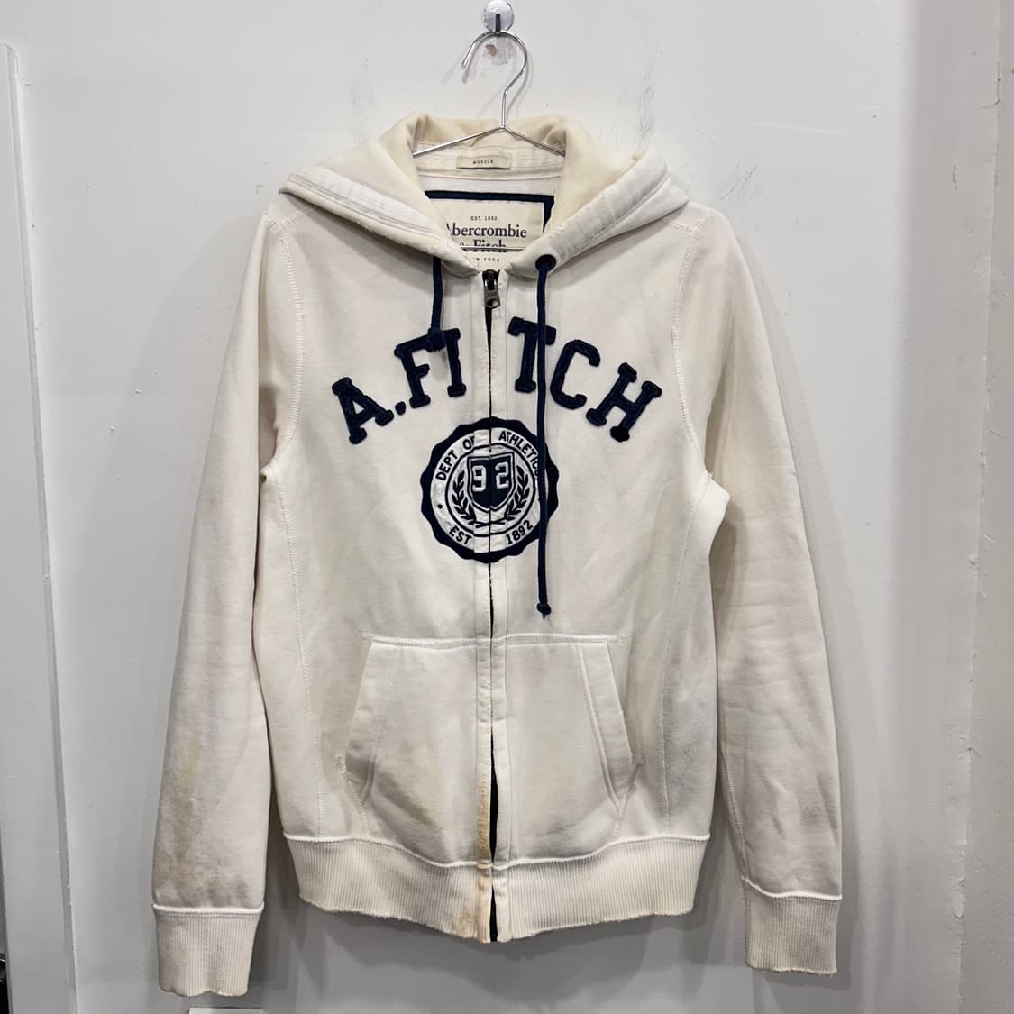 아베크롬비 앤 피치 머슬핏 빈티지 후드집업 상품이미지2