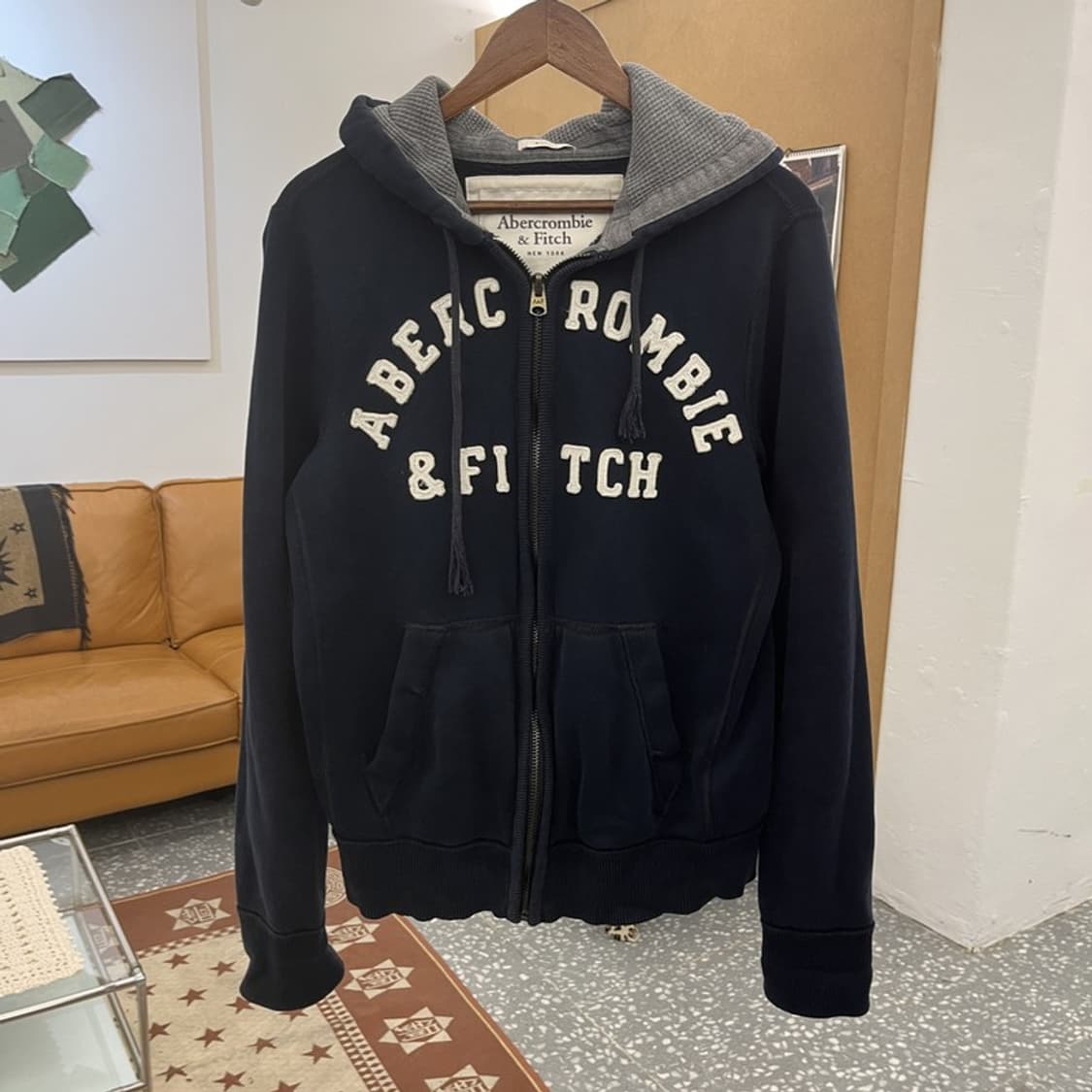 아베크롬비 올드스쿨 Y2K 레트로 빈티지 후드집업 M C10305 상품이미지3