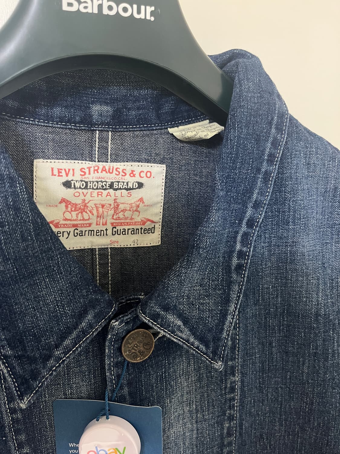 리바이스빈티지클로딩 LVC1920 Lot67 Sack Coat 콘밀 L 상품이미지3