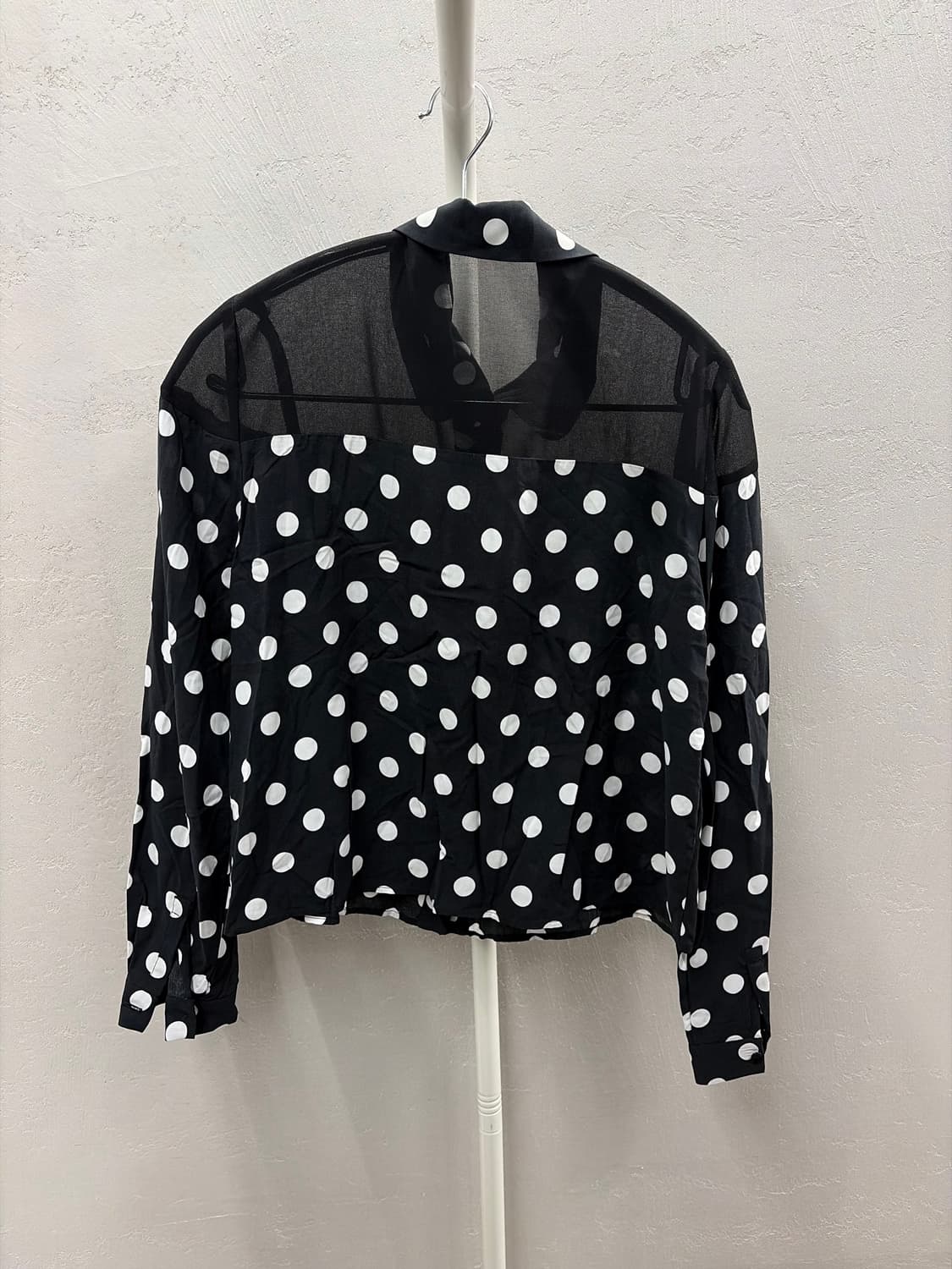 끌로디피에로 도트 블라우스 36 상품이미지5
