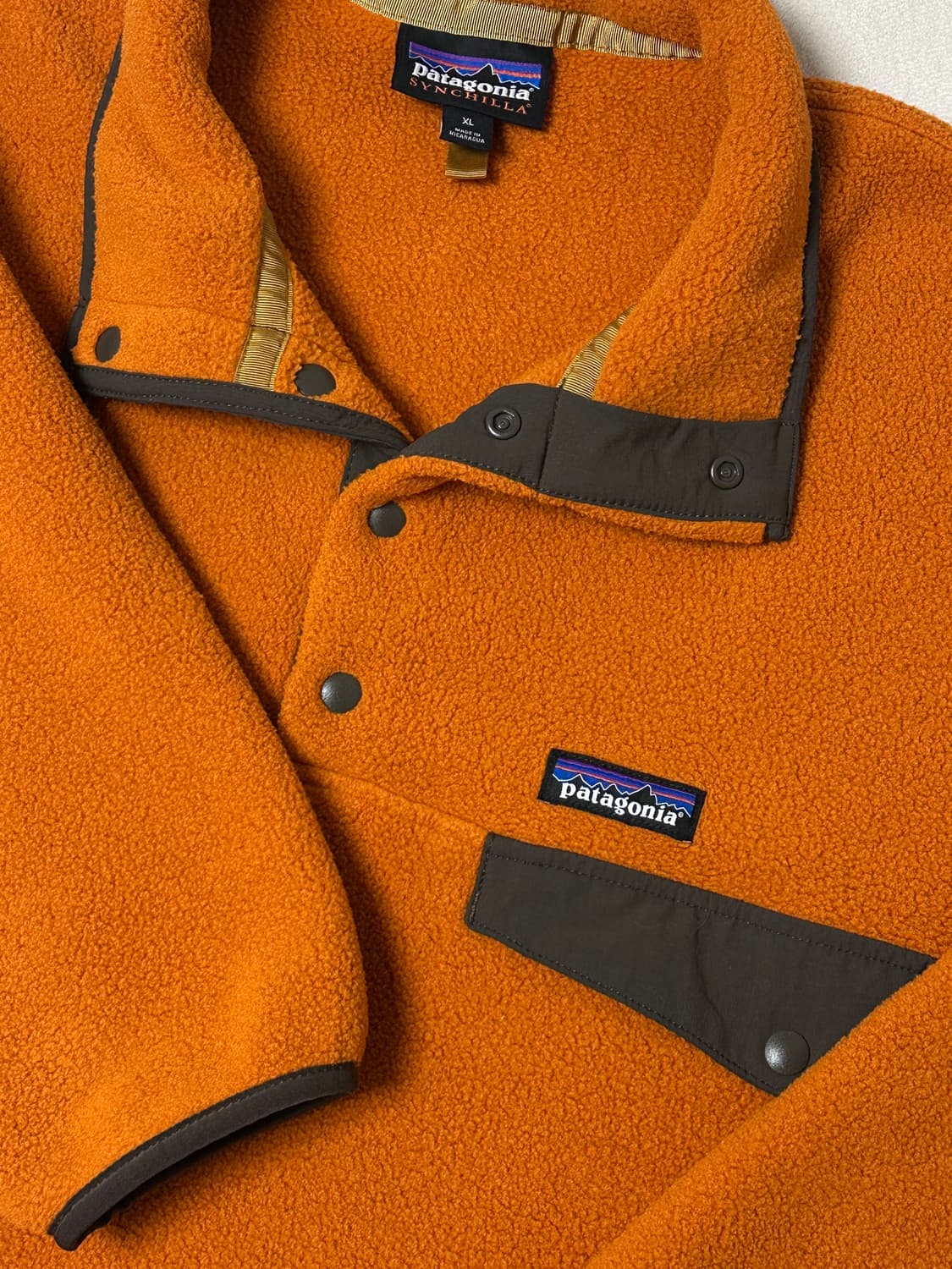 파타고니아 신칠라 레드테일 오렌지 브라운 상품이미지1