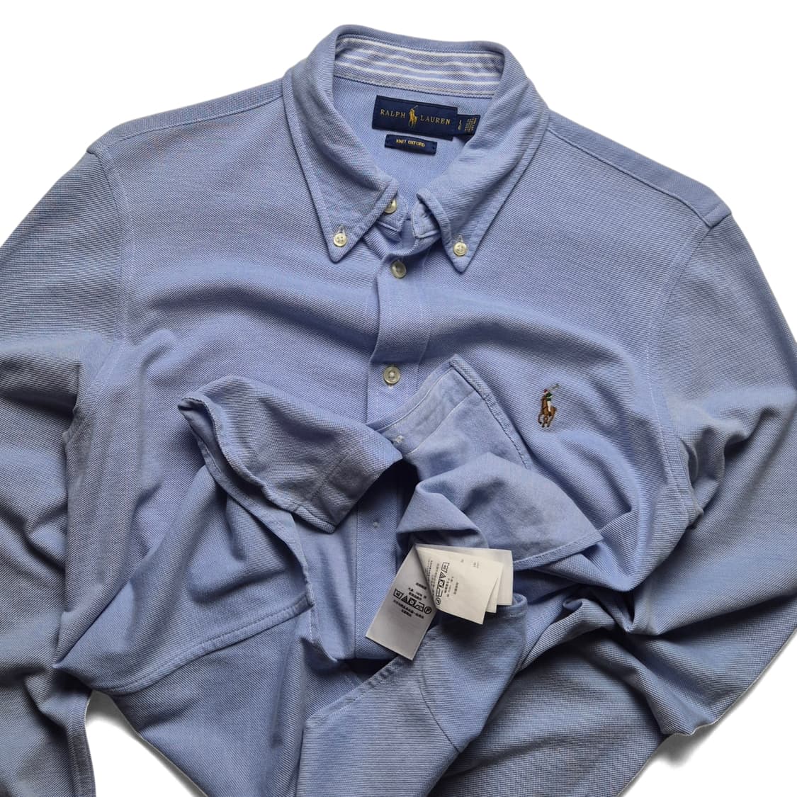[L] 폴로 랄프로렌 니트 옥스포드 셔츠 상품이미지1
