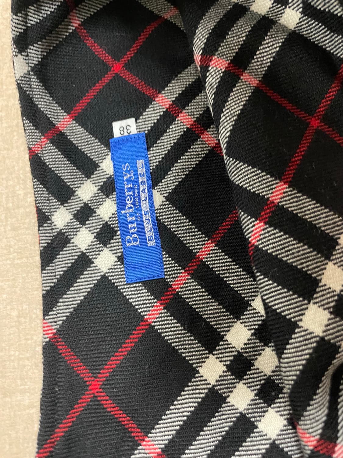 버버리 블루라벨 체크스커트 상품이미지2