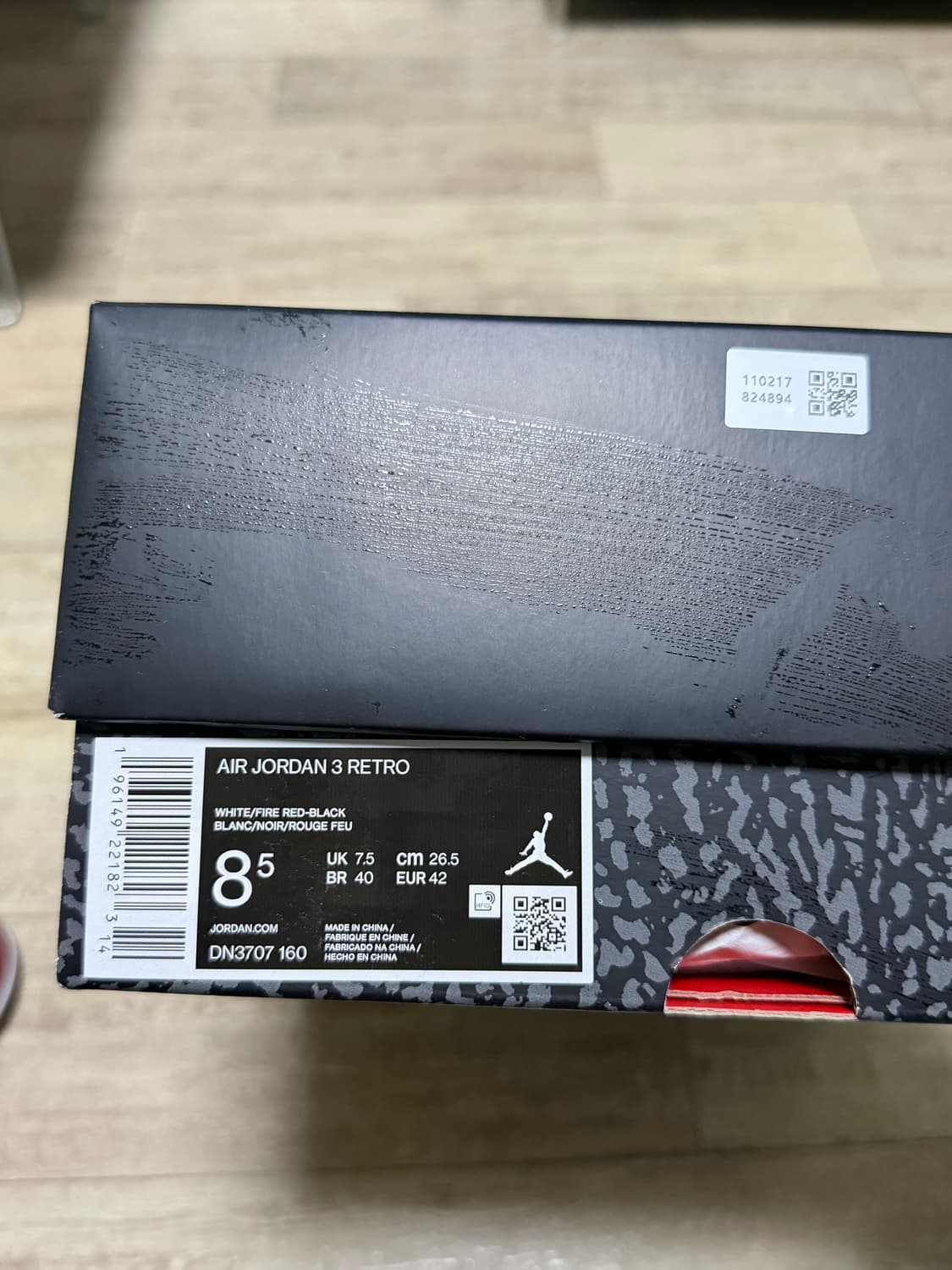 나이키 조던3 파이어레드 265 상품이미지2