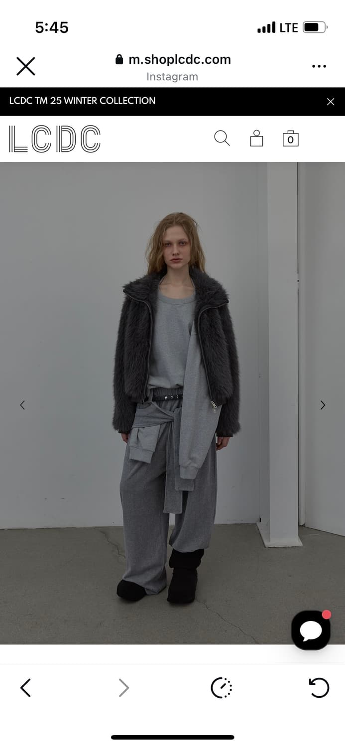 lcdc 퍼집업 그레이 상품이미지1