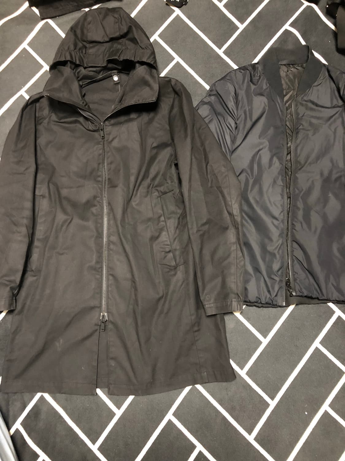 띠어리 2in1 야상트렌치 코트 / 몽클레어 솔리드 타임 시스템 우영미 상품이미지1