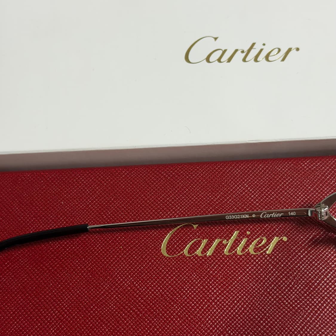 (OS) Cartier 까르띠에 C 데코 무테 안경  상품이미지8