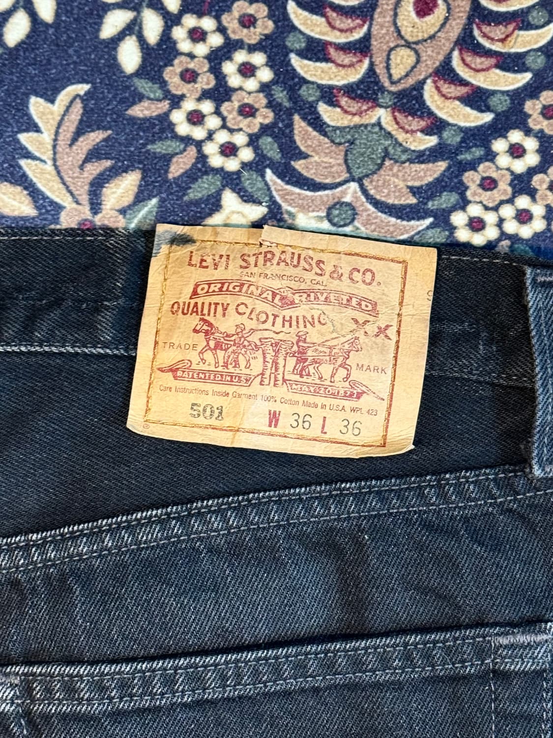 90s US made 501 블랙진  상품이미지9
