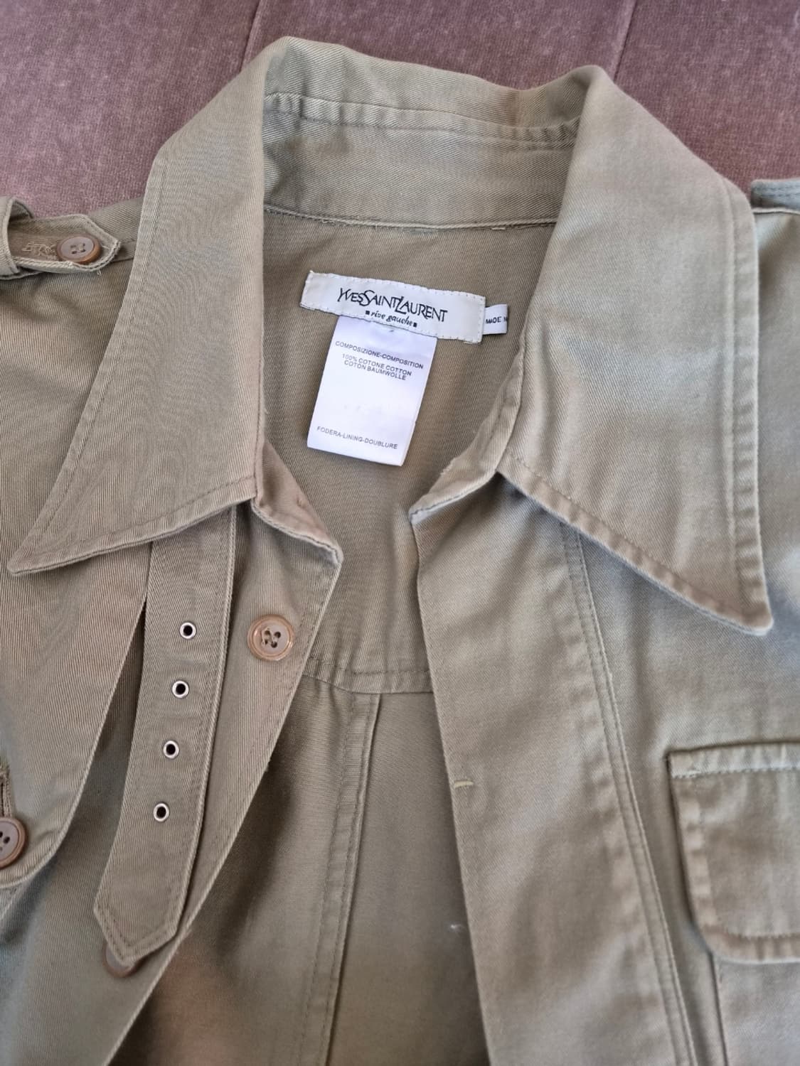 입생로랑 여성 야상셔츠자켓 상품이미지7