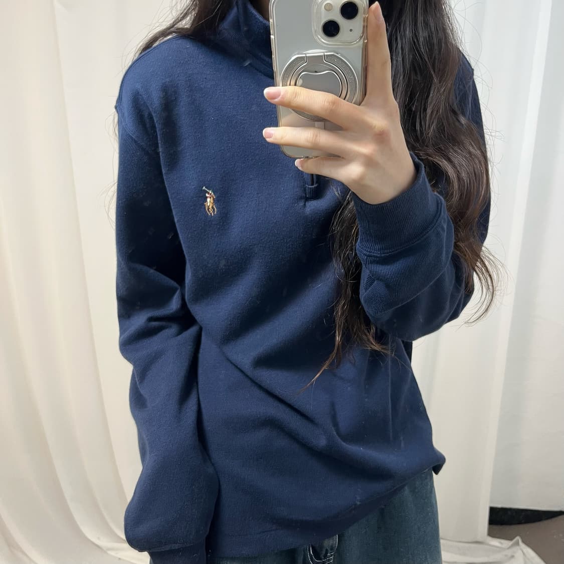 Polo Half Zip Knit  상품이미지3