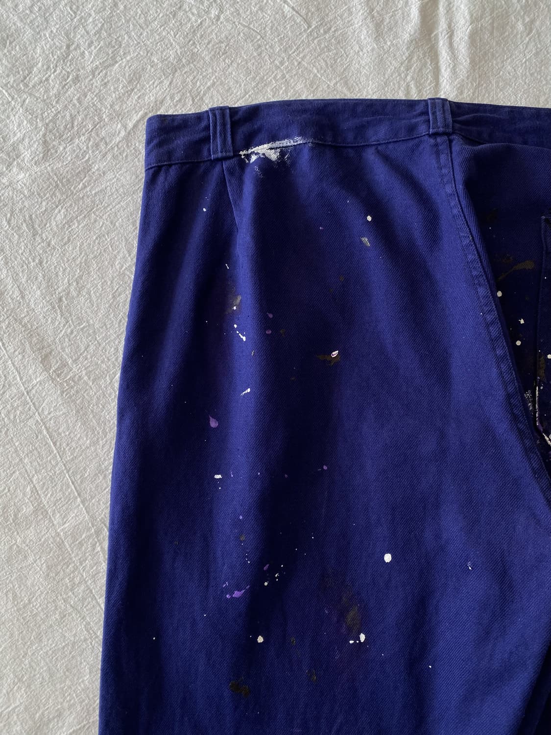 빈티지 오리지널 페인팅 프렌치 워크팬츠 005 상품이미지9