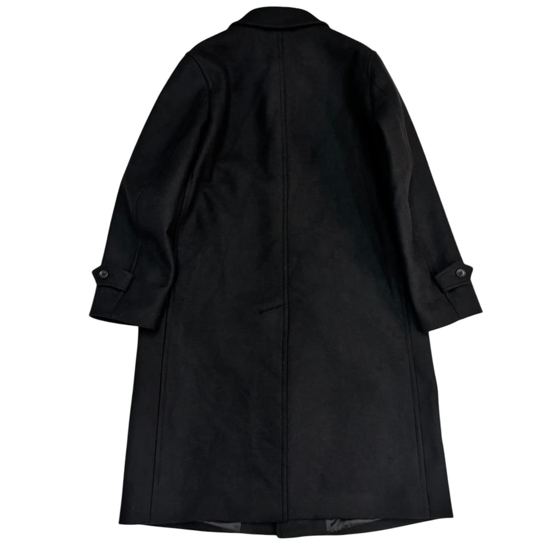 유니클로 블랙 울 싱글 코트 상품이미지5