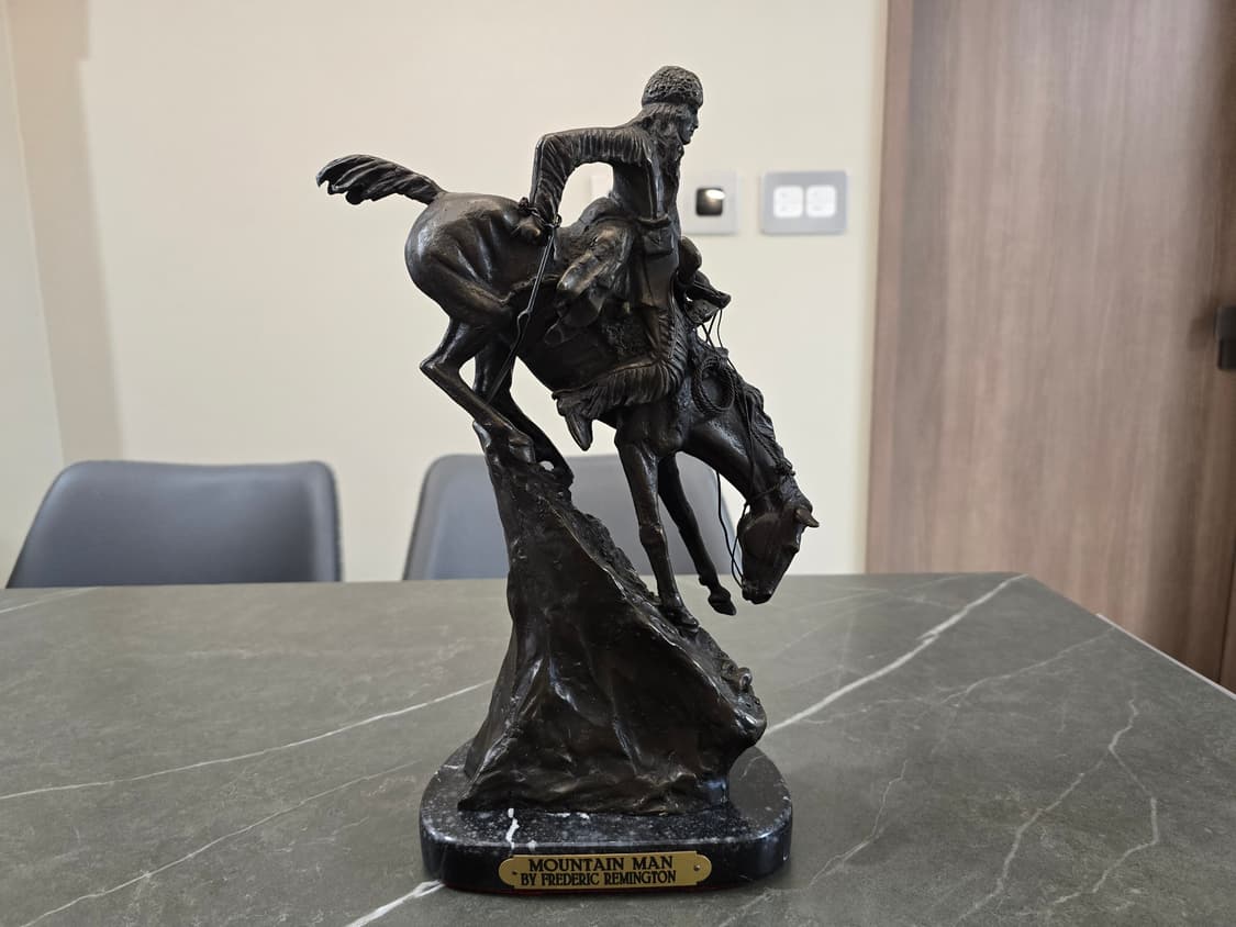 미국 조각가 Frederic Remington 브론즈 작품 상품이미지1