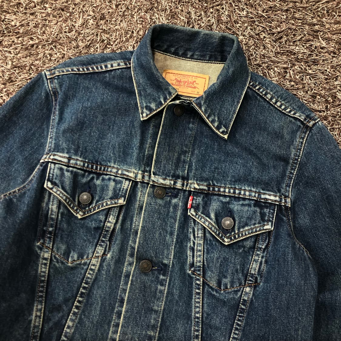 리바이스 재팬 90s 데님 트러커 자켓 W7505 상품이미지2