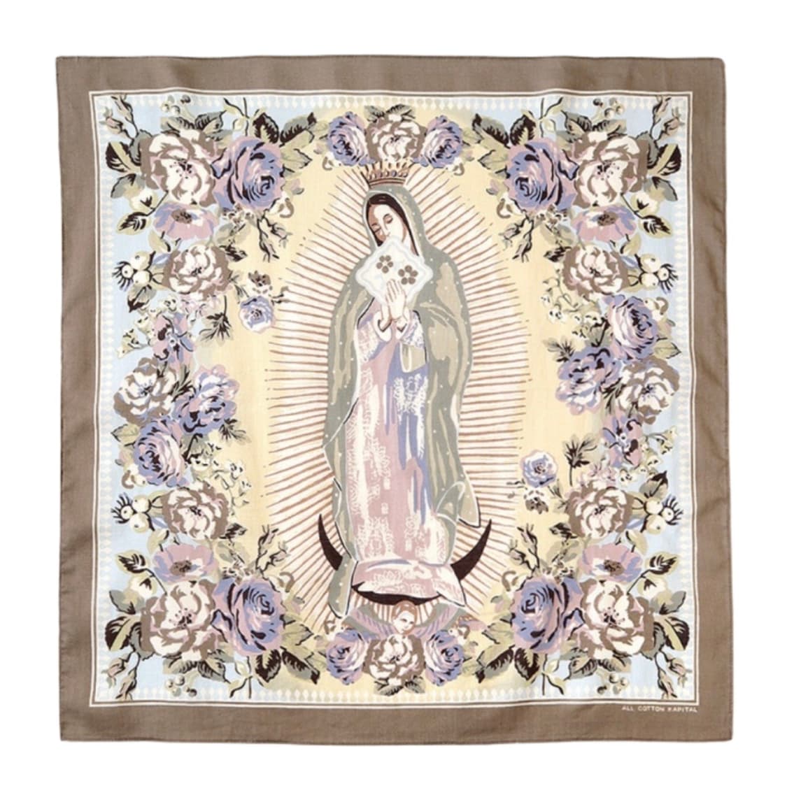 캐피탈 컬러드 반다나 패키쉬 마리아 브라운 스카프 손수건 상품이미지1