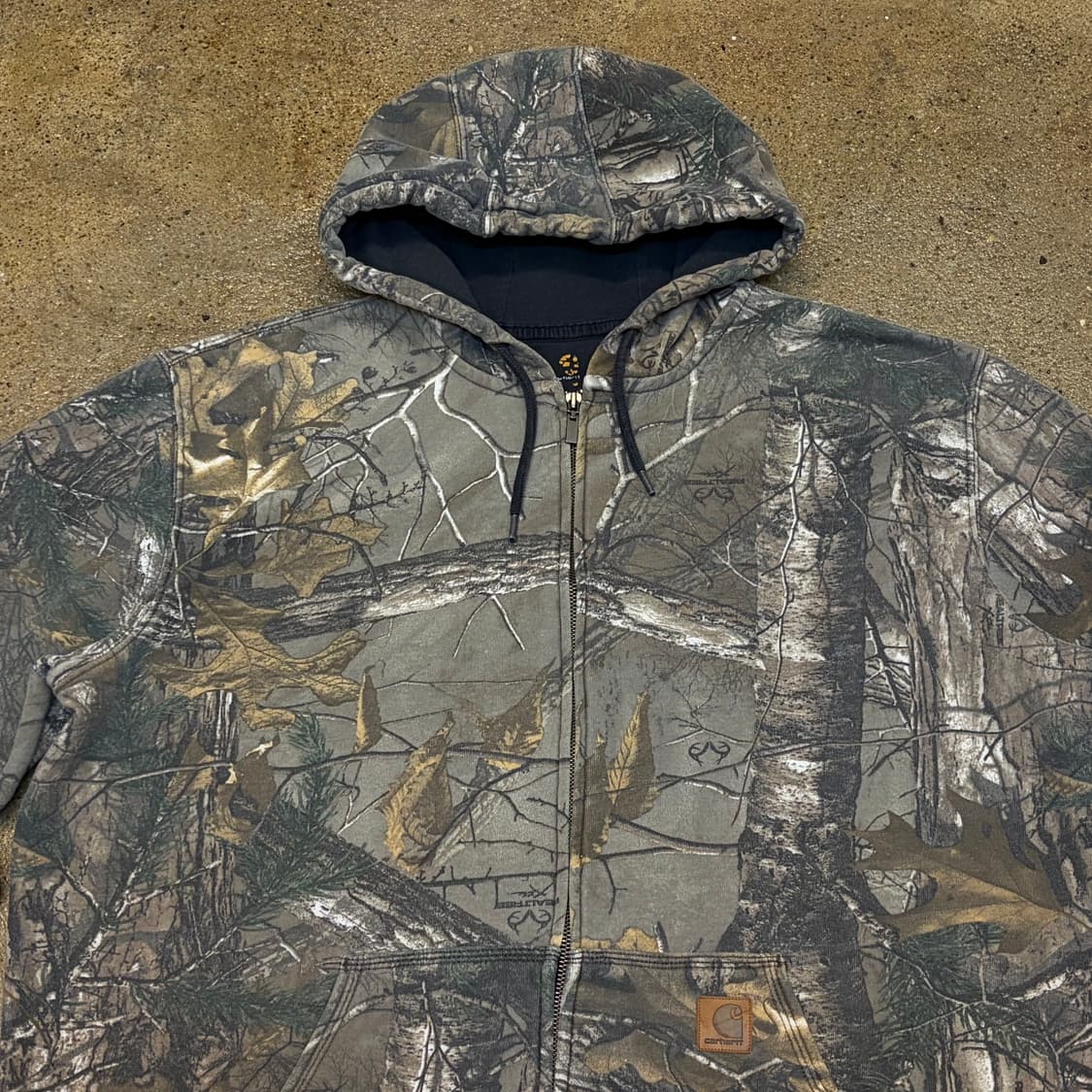 00s USA 미국 빈티지 칼하트 러얼트리 후드집업 후드티 상품이미지4