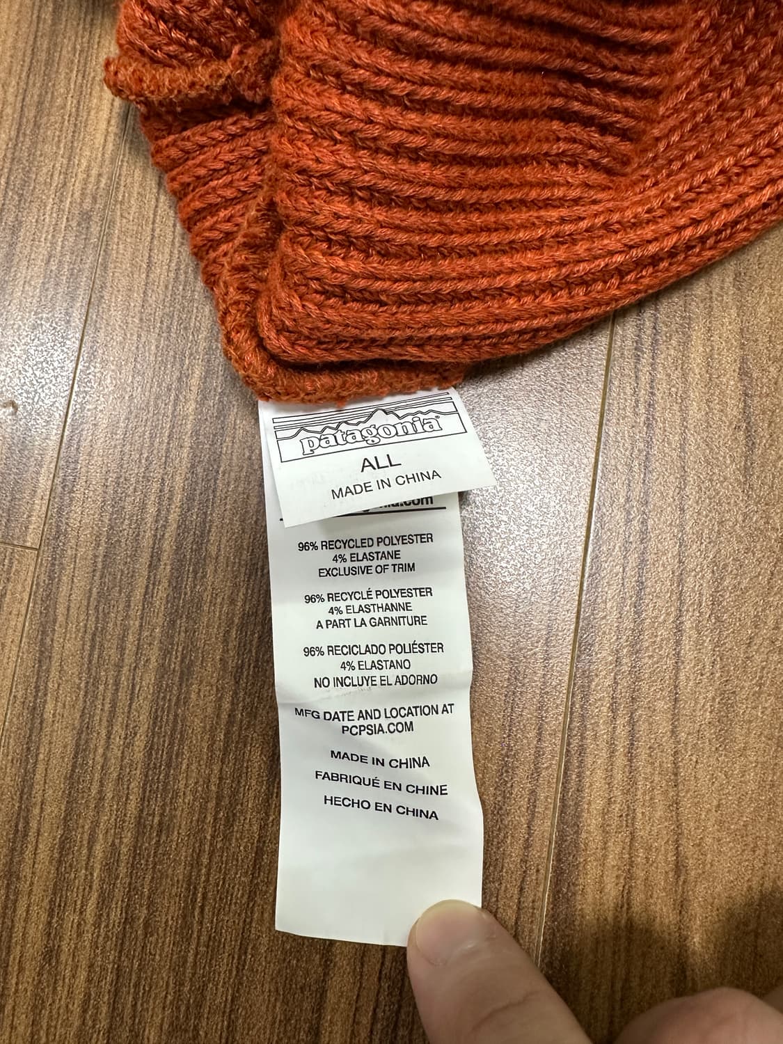 파타고니아 피셔맨 비니 오렌지 상품이미지5